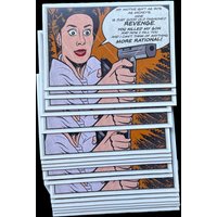 Debbie Salt Screme 2 Comic Panel 3"Magnet von IBTrav