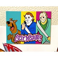 Lost Mysteries Triple Design 3"Magnet von IBTrav