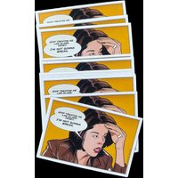 Sidney Prescott Scream 2 Comic Panel 3" Magnet von IBTrav