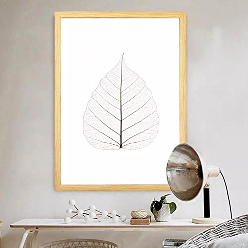 Moderne Einfache Art-Wand-Kunst-Leinwand-Druck Malerei Poster von Blättern Adern Transparente Blätter Bild für Wohnkultur Ungerahmt-50X70cm von IBUKHSDGYIFH