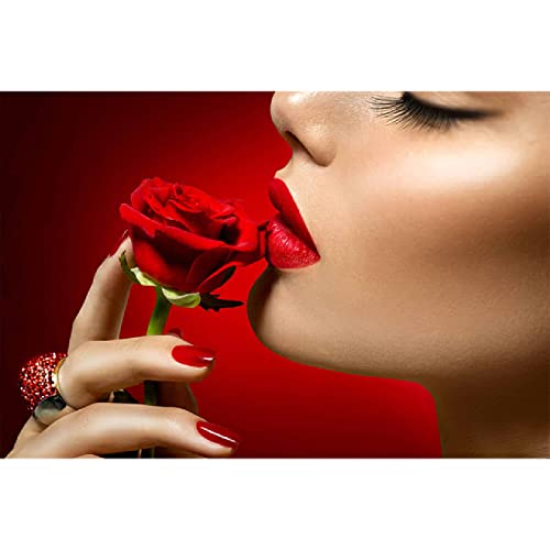 Moderne Kunst Sexy Rote Lippen Frau Wandbild Druck Frau Poster Leinwand Kunst Schönheit Wandbild Malerei Moderne Wohnkultur Ungerahmt-30x45cm Moderne Kunst Sexy Rote Lippen Frau Wandbild Druck Frau Poster Leinwand Kunst Schönheit Wandbild Malerei Moderne Wohnkultur Ungerahmt-30x45cm von IBUKHSDGYIFH