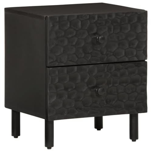 IBUQDDV Ablagetisch Nightstand Telefontisch Sofatisch Nachttisch Schwarz 40x33x46 cm Massivholz Mango für Wohnzimmer, Schlafzimmer, Flur, Küche IBUQDDV Ablagetisch Nightstand Telefontisch Sofatisch Nachttisch Schwarz 40x33x46 cm Massivholz Mango für Wohnzimmer, Schlafzimmer, Flur, Küche von IBUQDDV
