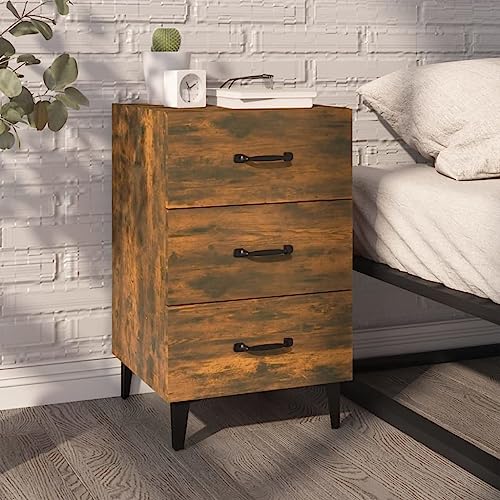 IBUQDDV Ablagetisch Telefontisch Nightstand Sofatisch Nachttisch Räuchereiche 40x40x66 cm Holzwerkstoff für Schlafzimmer, Küche, Flur, Balkon IBUQDDV Ablagetisch Telefontisch Nightstand Sofatisch Nachttisch Räuchereiche 40x40x66 cm Holzwerkstoff für Schlafzimmer, Küche, Flur, Balkon von IBUQDDV