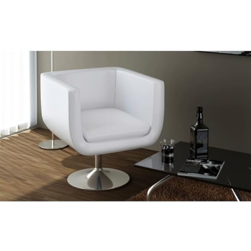 IBUQDDV Armlehnensessel Fernsehsessel Loungesitz Lesesessel Barsessel Weiß Kunstleder für Büro Schlafzimmer IBUQDDV Armlehnensessel Fernsehsessel Loungesitz Lesesessel Barsessel Weiß Kunstleder für Büro Schlafzimmer von IBUQDDV