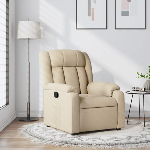 IBUQDDV Fernsehsessel Loungesitz Lesesessel Armlehnensessel Relaxsessel Creme Stoff für Bistro Küche Innen Außenbereich IBUQDDV Fernsehsessel Loungesitz Lesesessel Armlehnensessel Relaxsessel Creme Stoff für Bistro Küche Innen Außenbereich von IBUQDDV