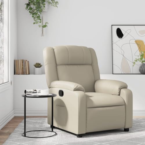 IBUQDDV Loungesitz Armlehnensessel Lesesessel Fernsehsessel Relaxsessel Creme Kunstleder für Büro Schlafzimmer IBUQDDV Loungesitz Armlehnensessel Lesesessel Fernsehsessel Relaxsessel Creme Kunstleder für Büro Schlafzimmer von IBUQDDV