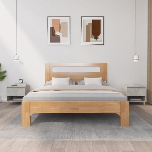 IBUQDDV Sofatisch Telefontisch Nightstand Ablagetisch Nachttische 2 STK. Betongrau 50x46x50 cm Holzwerkstoff für Schlafzimmer Wohnzimmer von IBUQDDV