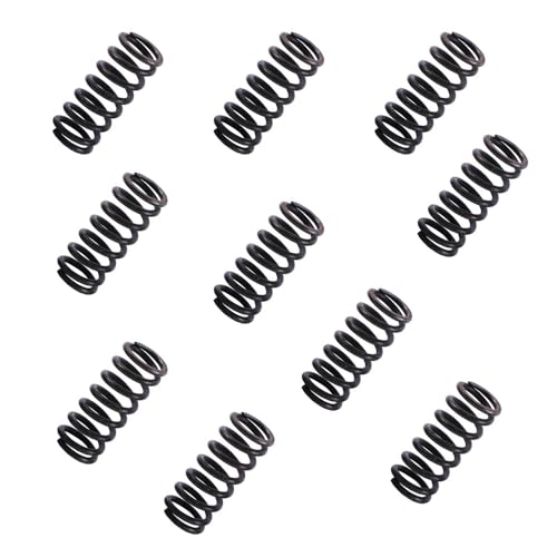 10 Stück 65Mn Federstahl Druckfeder 0.3x4.5x50mm(0.3mm Drahtdurchmesser x 4.5mm Außendurchmesser x 50mm Länge) von IBYZSO