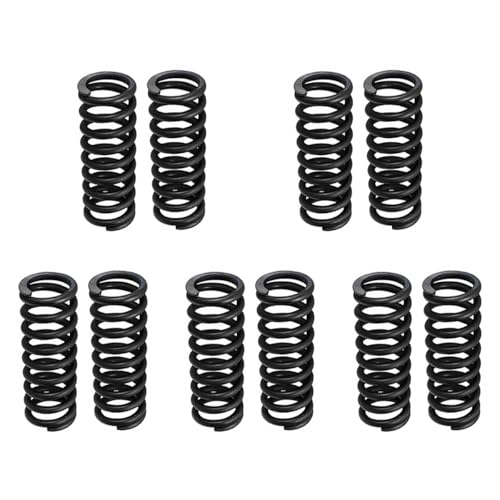 10 Stück 65Mn Federstahl Druckfeder 1.0x16x20mm(1mm Drahtdurchmesser x 16mm Außendurchmesser x 20mm Länge) von IBYZSO