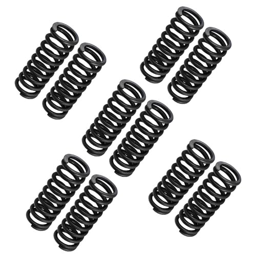 10 Stück 65Mn Federstahl Druckfeder 1.8x12x15mm(1.8mm Drahtdurchmesser x 12mm Außendurchmesser x 15mm Länge) von IBYZSO