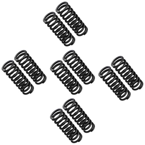 10 Stück 65Mn Federstahl Druckfeder 2.0x17x50mm(2mm Drahtdurchmesser x 17mm Außendurchmesser x 50mm Länge) von IBYZSO