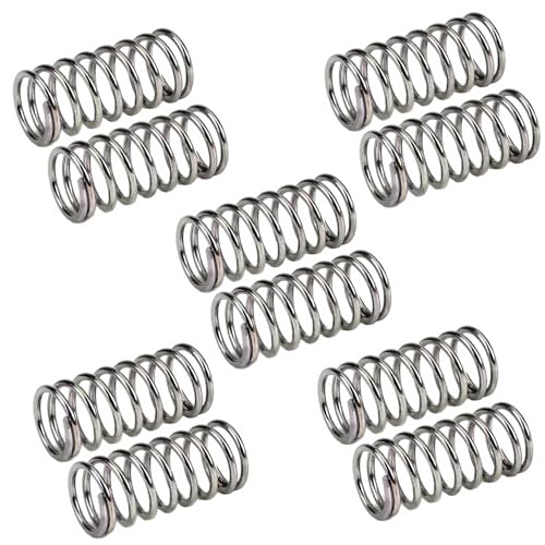 10 Stück Edelstahl-Druckfeder 304 Drahtdurchmesser 1.6mm,Außendurchmesser 12mm,Länge 25mm 10 Stück Edelstahl-Druckfeder 304 Drahtdurchmesser 1.6mm,Außendurchmesser 12mm,Länge 25mm von IBYZSO