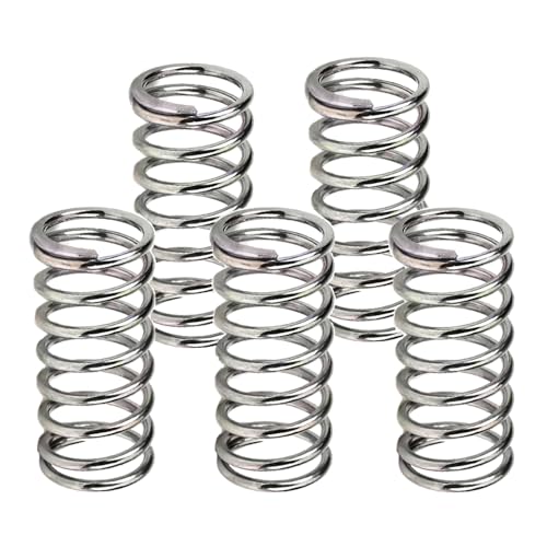 5 Stück Edelstahl-Druckfeder 304 Drahtdurchmesser 1.4mm,Außendurchmesser 17mm,Länge 60mm von IBYZSO