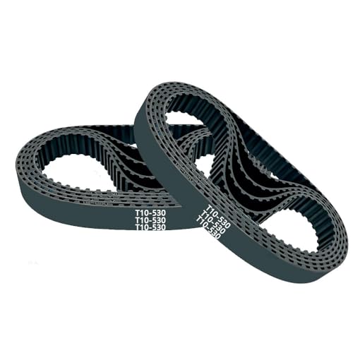 T10 Synchronriemen aus Gummi, 25mm Breite x 6300mm Länge, für Industrieautomation, CNC-Maschinen, Lebensmittelverarbeitung, Hochpräzise Antriebe 2 Stück T10 Synchronriemen aus Gummi, 25mm Breite x 6300mm Länge, für Industrieautomation, CNC-Maschinen, Lebensmittelverarbeitung, Hochpräzise Antriebe 2 Stück von IBYZSO