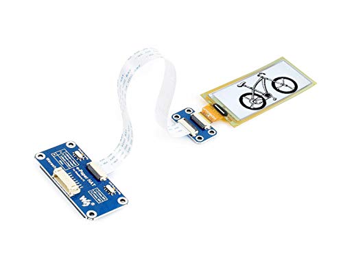 2.9inch Flexible E-Ink Display HAT 296×128 Black/White Dual-color e-paper for Curved Surface Display Support Raspberry Pi Zero/Zero W/Zero WH/2B/3B/3B+, Jetson Nano,SPI Interface,Partial Refresh von IBest