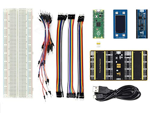 IBest for Raspberry Pi Pico Evaluation Kit B Include Raspberry Pi Pico with Pre-Soldered Header,Waveshare 1.14inch Color LCD,10DOF IMU Sensor,Dual GPIO Expander von IBest