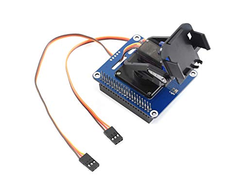 IBest Mini 2-DOF pan-tilt HAT Kit with Micro Servos for Raspberry Pi Zero/Zero W/Zero WH/2B/3B/3B+ Allow Pi to Control Camera Movement and Sense Light Intensity with I2C Interface von IBest