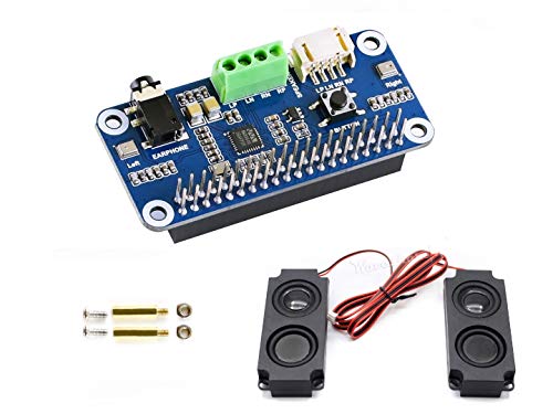 IBest WM8960 Hi-Fi Sound Card HAT Audio Module for Raspberry Pi Supports Stereo Encoding/Decoding Hi-Fi Playing/Recording Directly Drive Speakers to Play Music,I2S I2C Interface von IBest