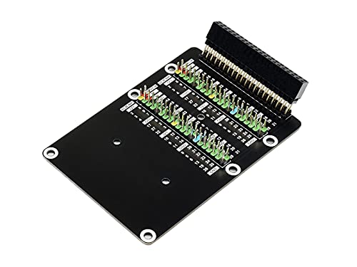 IBest for Raspberry Pi 400 GPIO Header Adapter 2X 40 PIN Color-Coded Header Special Angled Header,Easy Expansion von IBest