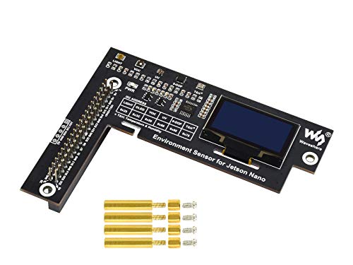 IBest for Jetson Nano Environment Sensors Module Expansion Board with 1.3inch OLED Display I2C Interface Measuring Temperature & Humidit,Air Pressure, Ambient Light Intensity, VOC etc von IBest