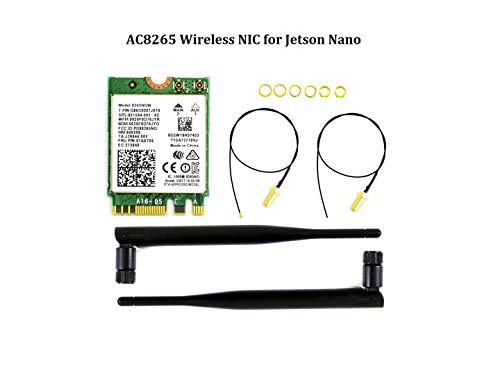 AC8265 Wireless NIC Dual Mode Wireless Card for Jetson Nano, Supports 2.4GHz / 5GHz Dual Band WiFi and Bluetooth 4.2, 300Mbps / 867Mbps, Support Linux, Windows 10/8.1/8/7 von IBest