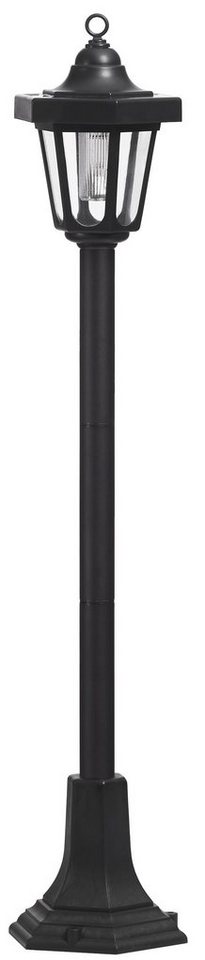 IC Gardenstyle LED Außen-Stehlampe LED Solarlaterne 90 cm -2er, Tageslichtsensor, LED fest integriert, Warmweiß, Set mit 2 Stück von IC Gardenstyle