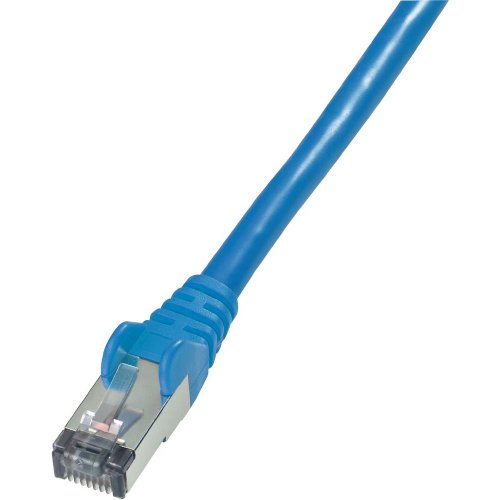 Intellinet Netzwerkkabel Cat6 S/FTP 0,5m Blau RJ-4 von IC Intracom
