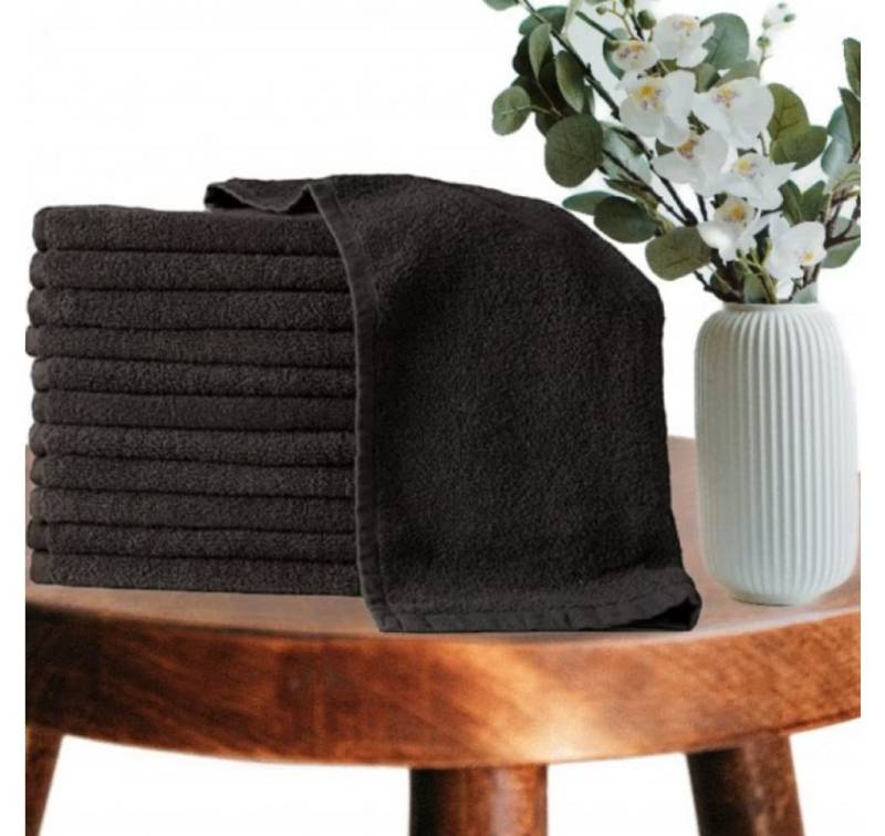 IC collection Handtuch Set Handtuch Set 12er Pack - Zwirnfrottier 50 x 90 cm (Reaktiv), (12-St), Reaktiv Farbe von IC collection