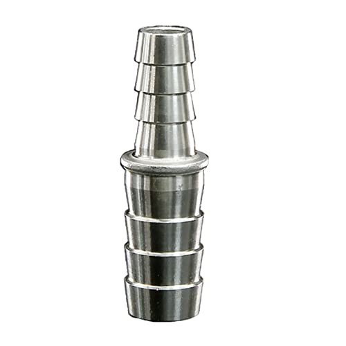 ICAMAS 1 stücke 6-60mm Rohr Adapter Anschluss Schlauch Widerhaken Reduzieren Gerade Anschluss Rohrfitting 304 Edelstahl Wasser Luft Kraftstoff (Size : 12-20mm) von ICAMAS