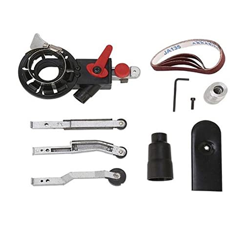 ICAMAS M10/M14 Sander Schleifbandadapter for 115/125 Elektro-Winkelschleifer mit M14 Gewindespindel for Holzbearbeitung Metallbearbeitung Newset DIY (Color : M14) von ICAMAS