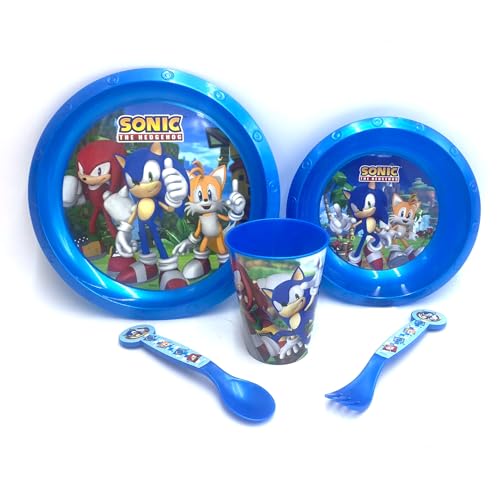 Geschirr-Set für Kinder, Besteck, Teller mit Figuren von ICE TOYS