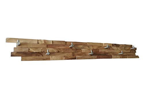 ICEBORN Wandgarderobe recyceltes Holz Massivholz Treibholz 3D Manufaktur (Beach groß) von ICEBORN
