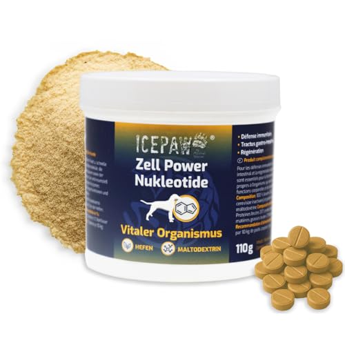 ICEPAW Zell Power Nukleotide Ergänzungsfuttermittel für Hunde, 1x110g Dose von ICEPAW by Michael Tetzner