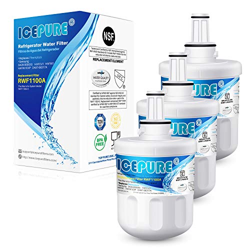 ICEPURE DA29-00003G Ersatz für Samsung DA29-00003B DA29-00003A, Aqua-Pure Plus DA29-00003D DA29-00003F DA97-06317A, HAFCU1, WF289, WSS-1 WFC2201 HDX FMS-1 RWF110 Wasserfilter Kühlschrank, 0 A, 3 Stück von ICEPURE