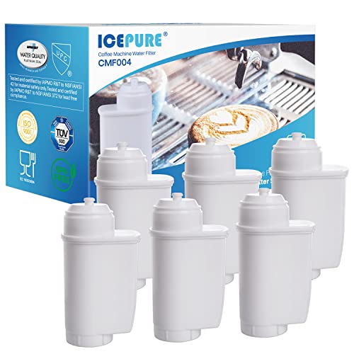 Icepure TÜV SÜD Zertifizierte Ersatzwasserfilter Ersatz für Siemens Kaffeevollautomat EQ6, EQ9 S700, EQ500, TZ70003, Brita Intenza 575491, Bosch TCZ7003, TCZ7033, 467873, NICHT FÜR BRITA INTENZA+ von ICEPURE