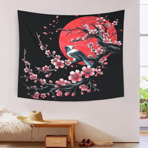 Cherry Blossom 3D-Druck Wandteppich Poster Ornament Wandkunst Tapestry Stoff Wand hängende Dekoration verwendet im Schlafzimmer, Wohnzimmer, Tagesdecke, Wanddekoration 130 cm x 150 cm Cherry Blossom 3D-Druck Wandteppich Poster Ornament Wandkunst Tapestry Stoff Wand hängende Dekoration verwendet im Schlafzimmer, Wohnzimmer, Tagesdecke, Wanddekoration 130 cm x 150 cm von ICFGHJQRS