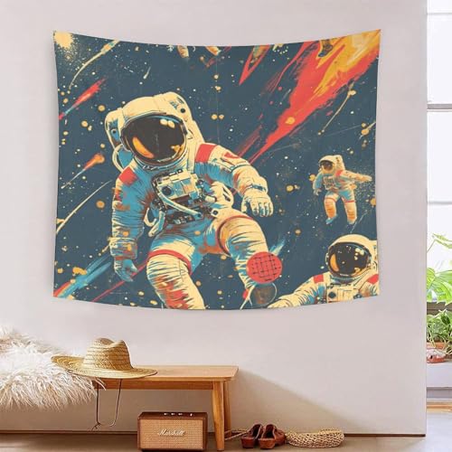 ICFGHJQRS 3D-Astronauten-Druck, Wanddecke, Heimdekoration, Bettwäsche, Poster, Wandkunst, Wandteppich, weiches Polyester, für Unisex-Kinderzimmer/Wohnzimmer/Schlafsaal/Vorhang, 130 x 150 cm ICFGHJQRS 3D-Astronauten-Druck, Wanddecke, Heimdekoration, Bettwäsche, Poster, Wandkunst, Wandteppich, weiches Polyester, für Unisex-Kinderzimmer/Wohnzimmer/Schlafsaal/Vorhang, 130 x 150 cm von ICFGHJQRS