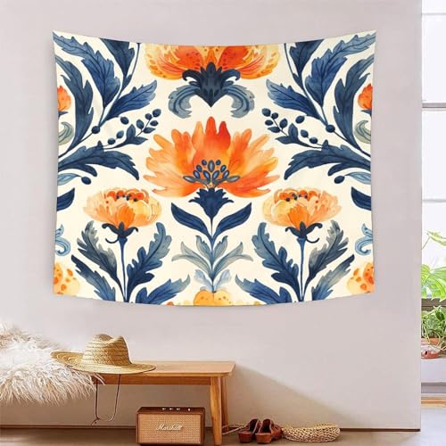 ICFGHJQRS 3D-Blumendruck-Wanddecke, Heimdekoration, Bettwäsche, Poster, Wandkunst, Wandteppich, Wandbehang, weiches Polyester, für Kinder, Jungen, Mädchen, Schlafzimmer, Wohnzimmer, 130 x 150 cm von ICFGHJQRS