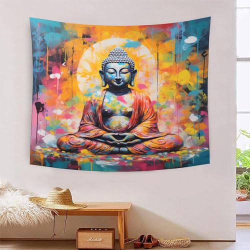 ICFGHJQRS 3D-Buddha-Statue-Druck, Wanddecke, Heimdekoration, Bettwäsche, Poster, Wandkunst, Wandteppich, weiches Polyester, für Kinder, Jungen, Mädchen, Schlafzimmer, Wohnzimmer, 130 x 150 cm ICFGHJQRS 3D-Buddha-Statue-Druck, Wanddecke, Heimdekoration, Bettwäsche, Poster, Wandkunst, Wandteppich, weiches Polyester, für Kinder, Jungen, Mädchen, Schlafzimmer, Wohnzimmer, 130 x 150 cm von ICFGHJQRS
