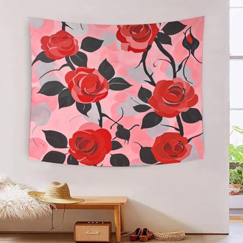 ICFGHJQRS 3D-Rosen-Druck, Wanddecke, Heimdekoration, Bettwäsche, Poster, Wandkunst, Wandteppich, Wandbehang, weiches Polyester, für Kinder, Jungen, Mädchen, Schlafzimmer, Wohnzimmer, 130 x 150 cm ICFGHJQRS 3D-Rosen-Druck, Wanddecke, Heimdekoration, Bettwäsche, Poster, Wandkunst, Wandteppich, Wandbehang, weiches Polyester, für Kinder, Jungen, Mädchen, Schlafzimmer, Wohnzimmer, 130 x 150 cm von ICFGHJQRS