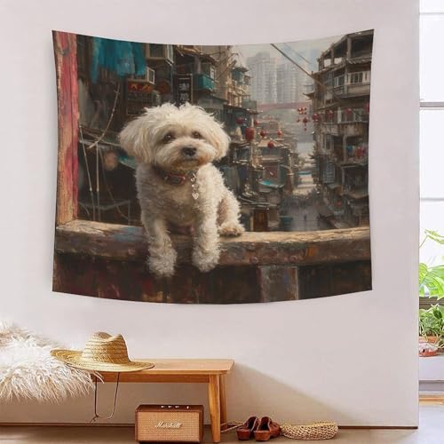 ICFGHJQRS 3D-Wanddecke, Shih Tzu-Druck, Heimdekoration, Bettwäsche, Poster, Wandkunst, Wandteppich, Wandbehang, weiches Polyester, für Unisex-Kinderzimmer/Wohnzimmer/Schlafsaal/Vorhang, 130 x 150 cm ICFGHJQRS 3D-Wanddecke, Shih Tzu-Druck, Heimdekoration, Bettwäsche, Poster, Wandkunst, Wandteppich, Wandbehang, weiches Polyester, für Unisex-Kinderzimmer/Wohnzimmer/Schlafsaal/Vorhang, 130 x 150 cm von ICFGHJQRS
