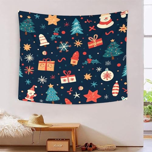 ICFGHJQRS 3D-Weihnachtsgeschenke, bedruckte Wanddecke, Heimdekoration, Bettwäsche, Poster, Wandkunst, Wandteppich, Wandteppich, weiches Polyester, für Schlafzimmer, Wohnzimmer, Wohnheim, Dekoration von ICFGHJQRS