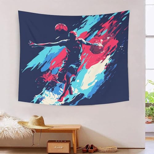 ICFGHJQRS Basketball 3D-Druck Wandteppich Poster Wanddekoration Tapestry Zubehör Trennwände Wandteppich für Zuhause, Büro, Schlafsaal, Innen- und Außendekoration 150 cm x 200 cm ICFGHJQRS Basketball 3D-Druck Wandteppich Poster Wanddekoration Tapestry Zubehör Trennwände Wandteppich für Zuhause, Büro, Schlafsaal, Innen- und Außendekoration 150 cm x 200 cm von ICFGHJQRS