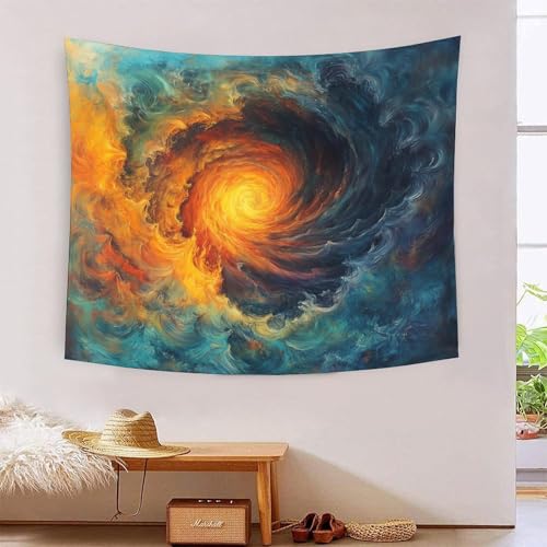 ICFGHJQRS Bedruckte 3D-Wanddecke mit galaktischem Nebel, Heimdekoration, Bettwäsche, Poster, Wandkunst, Wandteppich, Wandbehang, weiches Polyester für Schlafzimmer, Wohnzimmer, Wohnheim von ICFGHJQRS