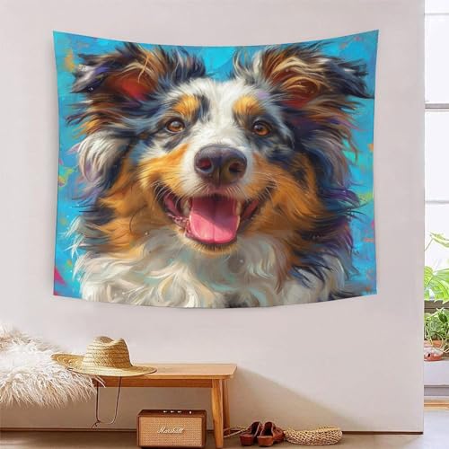 ICFGHJQRS Berner Mountain Dog 3D-Druck Wandteppich Poster Ornament Wandkunst Tapestry Zubehör Trennwände Wandteppich für Wohnkultur 100cmx150cm von ICFGHJQRS