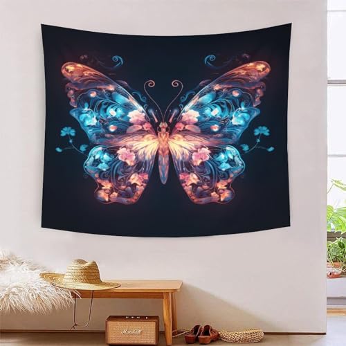 ICFGHJQRS Butterfly 3D-Druck Wandteppich Poster Ornament Wandkunst Tapestry Stoff Wand hängende Dekoration für Schlafzimmer, Wohnzimmer, Schlafsaal 130 cm x 150 cm ICFGHJQRS Butterfly 3D-Druck Wandteppich Poster Ornament Wandkunst Tapestry Stoff Wand hängende Dekoration für Schlafzimmer, Wohnzimmer, Schlafsaal 130 cm x 150 cm von ICFGHJQRS