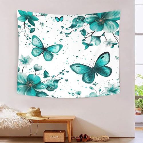 ICFGHJQRS Butterfly 3D-Druck Wandteppich Poster Ornament Wandkunst Tapestry Zubehör Raumteiler Tapisserie Für Wohnzimmer Schlafzimmer 100cmx150cm von ICFGHJQRS