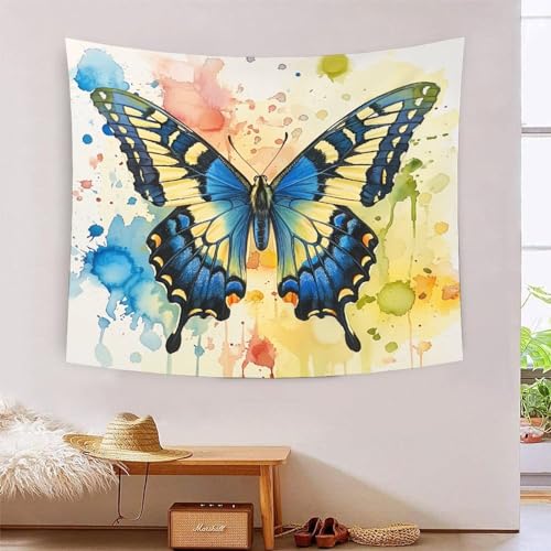 ICFGHJQRS Butterfly 3D-Druck Wandteppich Poster Ornament Wandkunst Tapestry Zubehör Raumteiler Wandteppich Verwendet in Schlafzimmer, Wohnzimmer, Tagesdecke, Wanddekoration 100 cm x 150 cm ICFGHJQRS Butterfly 3D-Druck Wandteppich Poster Ornament Wandkunst Tapestry Zubehör Raumteiler Wandteppich Verwendet in Schlafzimmer, Wohnzimmer, Tagesdecke, Wanddekoration 100 cm x 150 cm von ICFGHJQRS