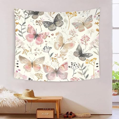 ICFGHJQRS Butterfly 3D-Druck Wandteppich Poster Wanddekoration Tapestry Zubehör Raumteiler Tapisserie Für Wohnzimmer Schlafzimmer Schlafsaal 100cmx150cm von ICFGHJQRS