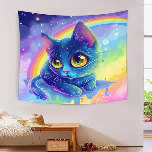 ICFGHJQRS Cat 3D-Druck Wandteppich Poster Ornament Wandkunst Tapestry Zubehör Raumteiler Wandteppich Verwendet in Schlafzimmer, Wohnzimmer, Tagesdecke, Wanddekoration 130cmx150cm ICFGHJQRS Cat 3D-Druck Wandteppich Poster Ornament Wandkunst Tapestry Zubehör Raumteiler Wandteppich Verwendet in Schlafzimmer, Wohnzimmer, Tagesdecke, Wanddekoration 130cmx150cm von ICFGHJQRS